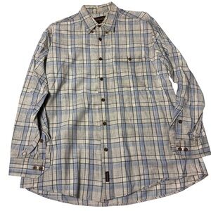 Woolrich plaid button up shirt